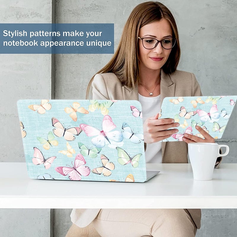 AORTDES 12.1 13 13.3 14 15 15.4 15.6 Inches Personalized Laptop Skin Sticker Decal Universal Netbook Skin Sticker Reusable Notebook PC Art Decal Protector Cover by (Butterflies) - Image 3